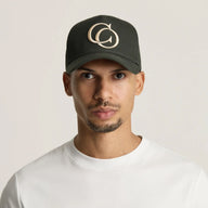 Cordori Unisex Valerno Cotton Cap Dark Green One Size Adjustable 5-Panel CO Emblem