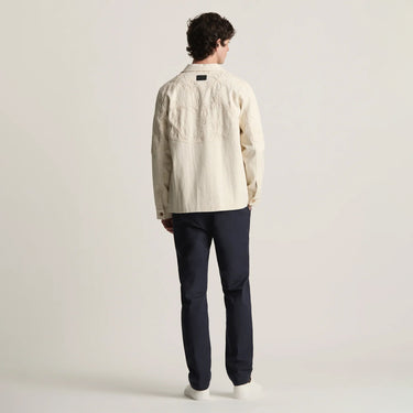Cordori Men’s Amara Embroidered Shirt Jacket Pima Cotton Linen